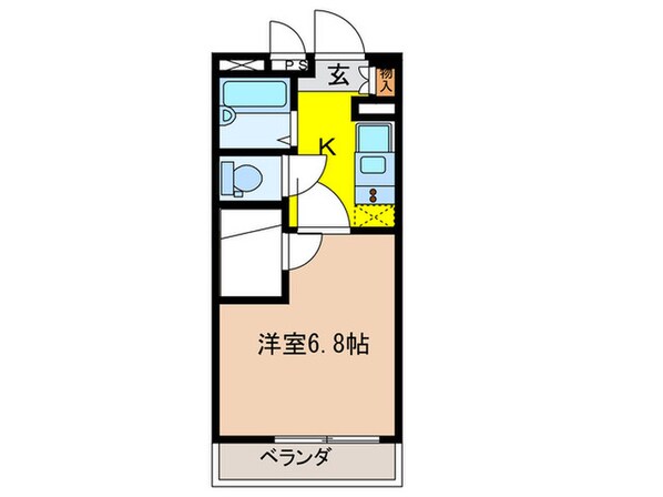 レオパレス金城の物件間取画像